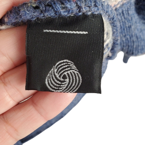 Glencraig Of Scotland Floral Knit Cardigan Sweater. 100% Wool. SMALL. #0170 - Picture 4 of 10